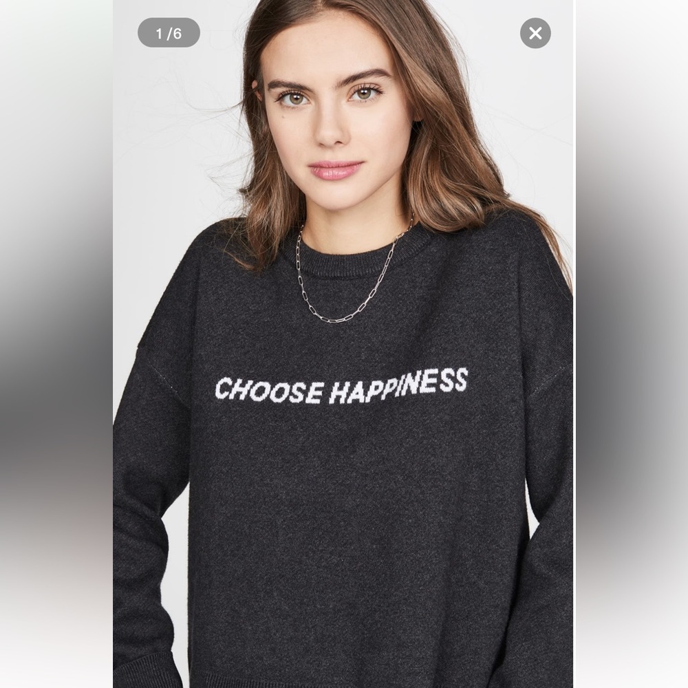 Spiritual Gangster Black Sweater - Choose Happiness